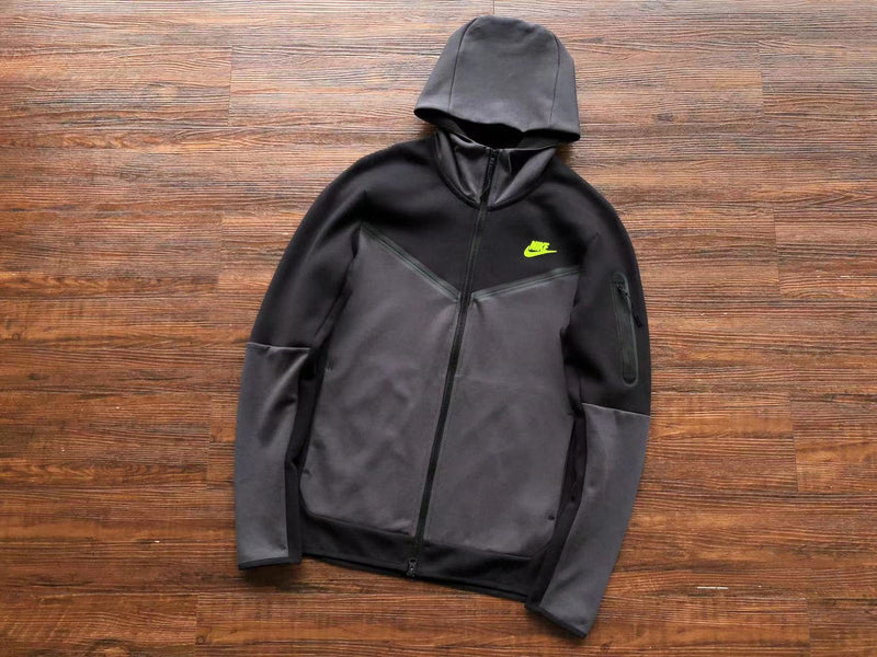 NIKE TECH FLEECE  WINDRUNNER "PRETO/VERDE NEON" 🇺🇸