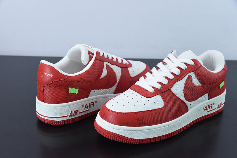 AIR FORCE 1 x LOUIS VUITTON x VIRGIL ABLOH "RED" 🇺🇸