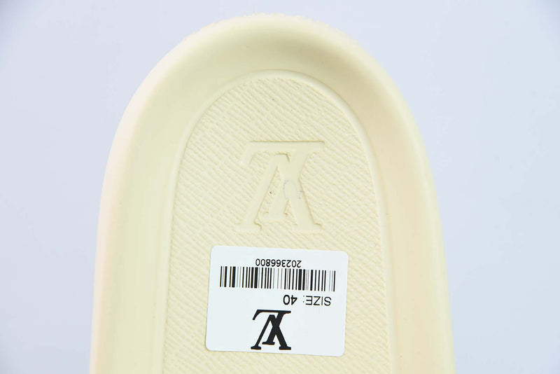 SLIDE LV XADREZ "MONOGRAM" OFF WHITE