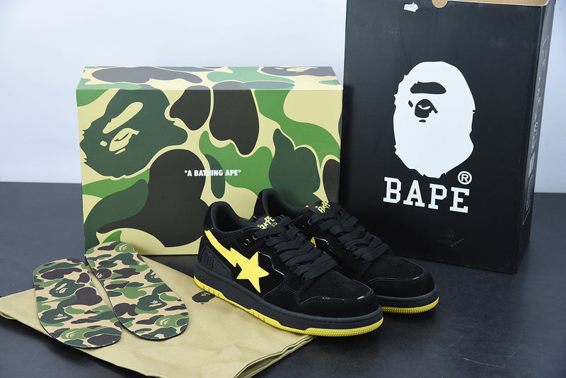 BAPE STA TO LOW "BLACK/YELLOW"