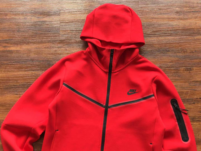 NIKE TECH FLEECE  WINDRUNNER "VERMELHO" 🇺🇸