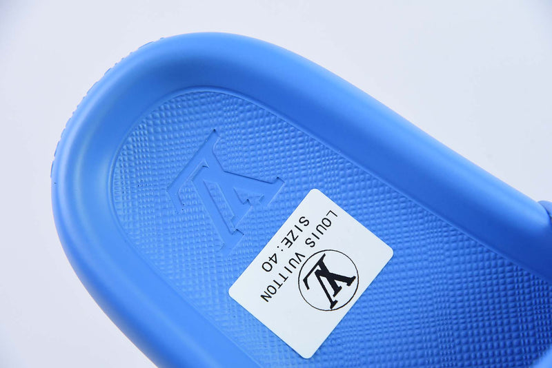 SLIDE LV WATERFRONT "MONOGRAM" BLUE