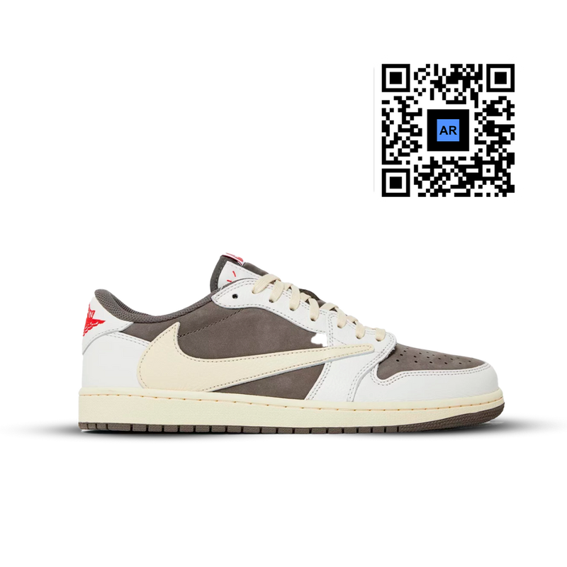 AIR JORDAN 1 LOW OG X TRAVIS SCOTT REVERSE MOCHA - DM7866-162 (PRONTA ENTREGA) 🇺🇸