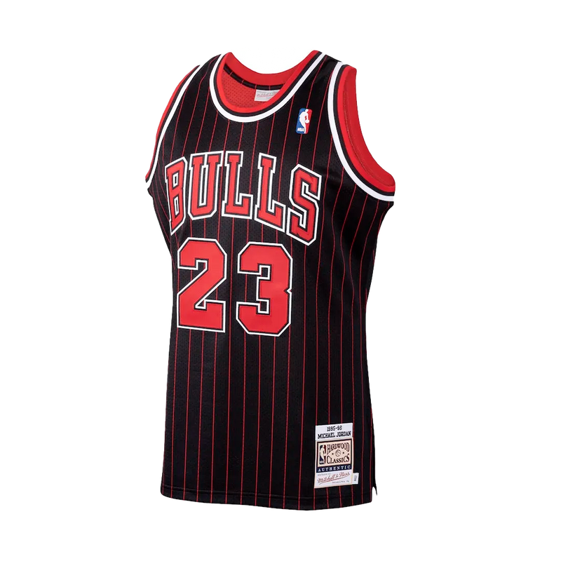 CHICAGO BULLS MITCHELL & NESS RETRÔ 95/96 HARDWOOD CLASSICS MICHAEL JORDAN 23 LISTRADA