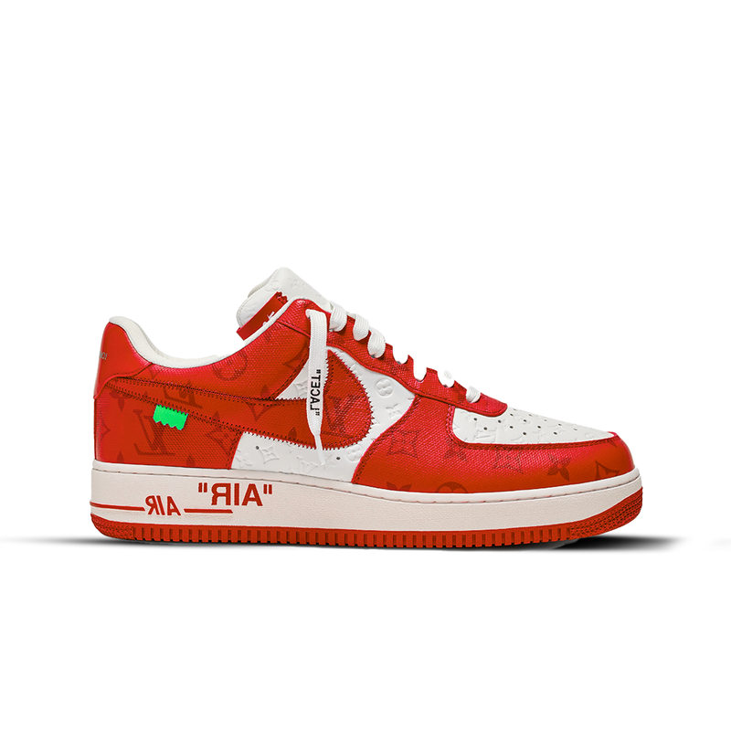 AIR FORCE 1 x LOUIS VUITTON x VIRGIL ABLOH "RED" 🇺🇸