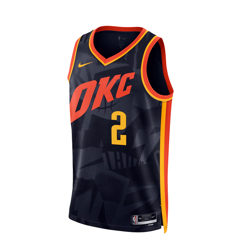 OKLAHOMA CITY THUNDER EDIÇÃO SWINGMAN JERSEY 23 - Black - SHAI GILGEOUS -ALEXANDRE