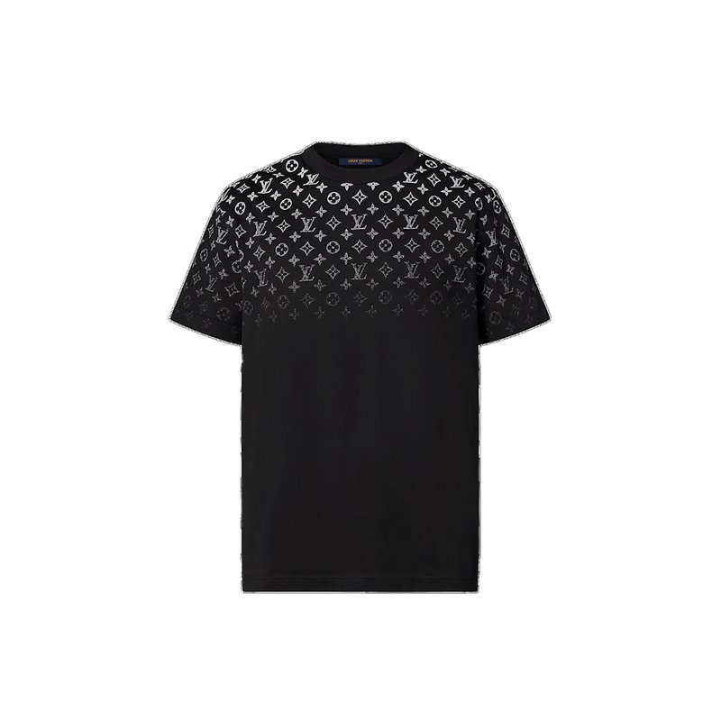 GRADIENT COTTON LV  T-SHIRT "BLACK"