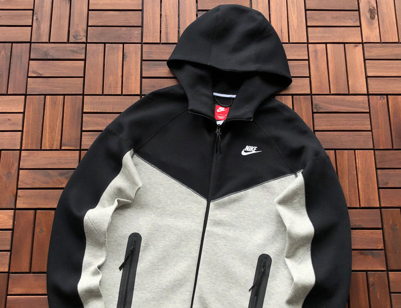 NIKE TECH FLEECE  WINDRUNNER "PRETO/CINZA" 🇺🇸