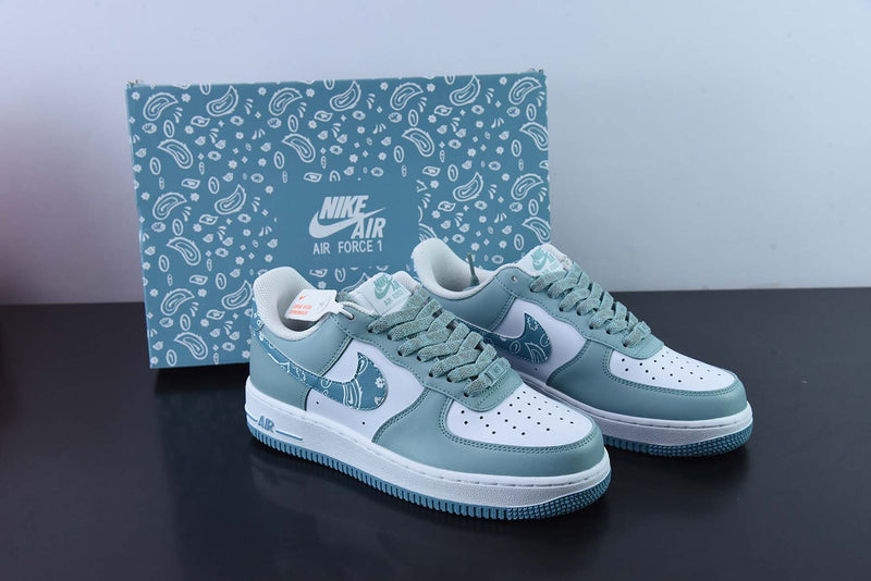 AIR FORCE 1  '07 "GREEN/BLUE PAISLEY" - XM9612-092 🇺🇸