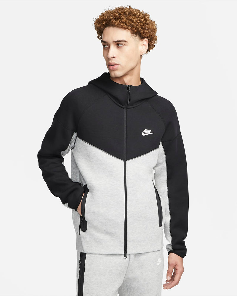 NIKE TECH FLEECE  WINDRUNNER "PRETO/CINZA" 🇺🇸