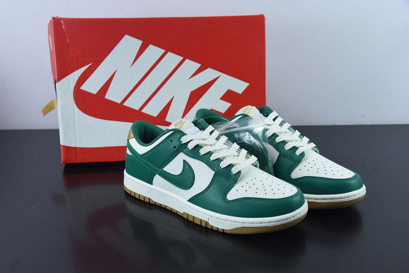 NIKE DUNK LOW "GREEN AND GOLD"  - FB7173-131