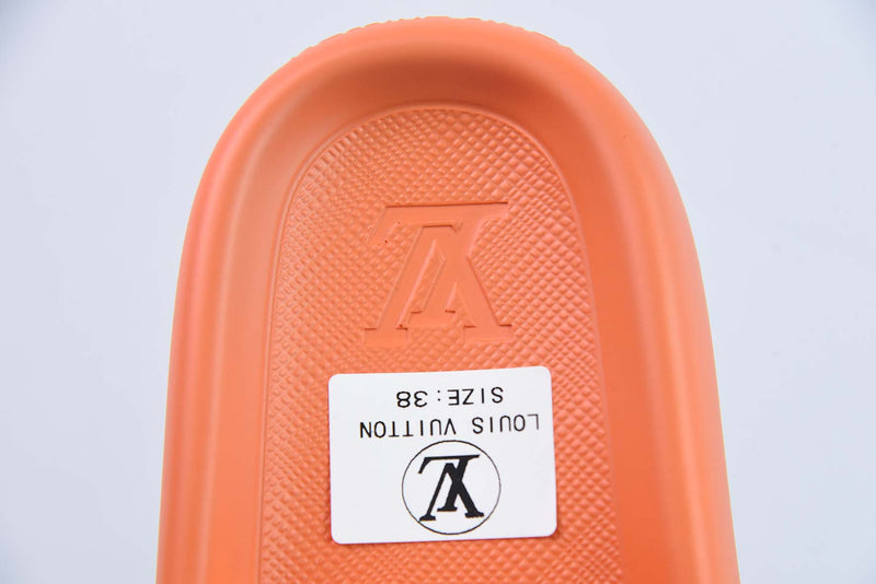 SLIDE LV WATERFRONT "MONOGRAM" ORANGE