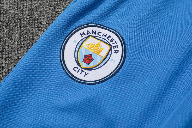 Conjunto Agasalho Manchester City 23/24 -Azul' Treino