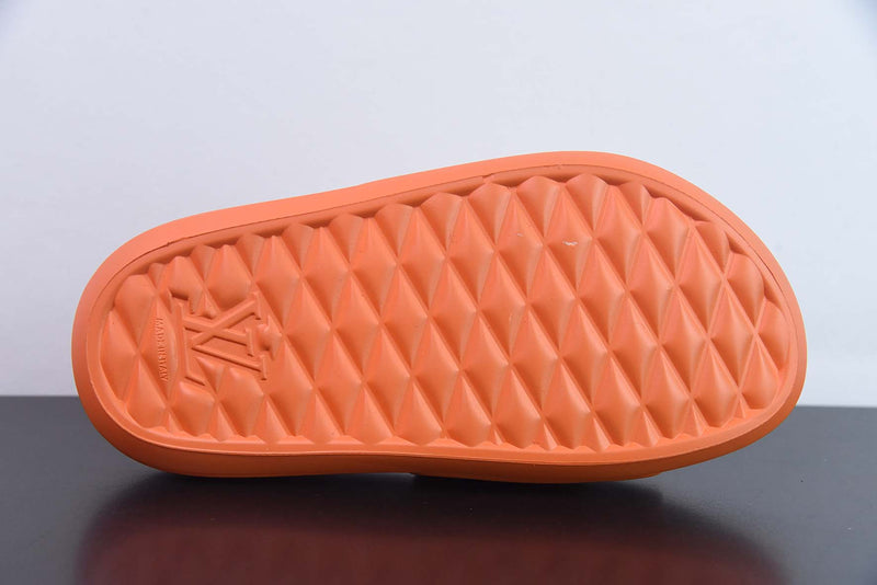 SLIDE LV WATERFRONT "MONOGRAM" ORANGE