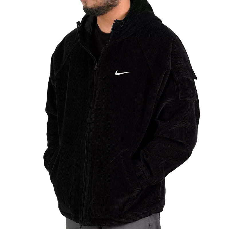 SUPREME NIKE ARC CORDUROY HOODED JACKET BLACK 🇺🇸