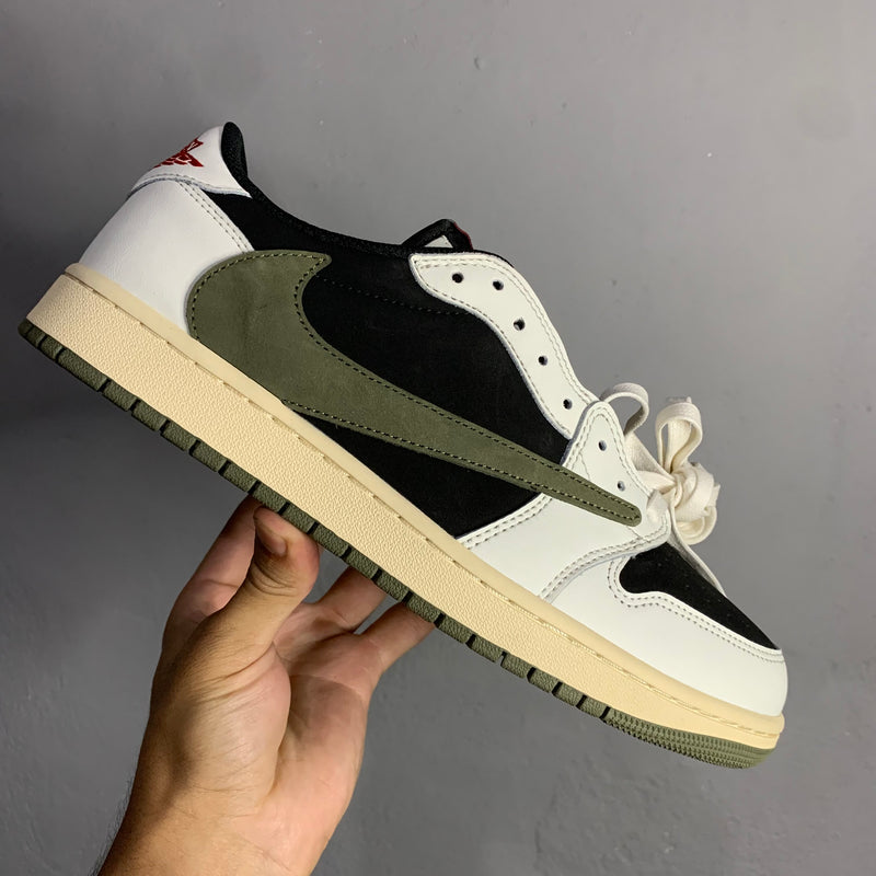 AIR JORDAN 1 LOW OG X TRAVIS SCOTT OLIVE - DZ4137-106 (PRONTA ENTREGA) 🇺🇸