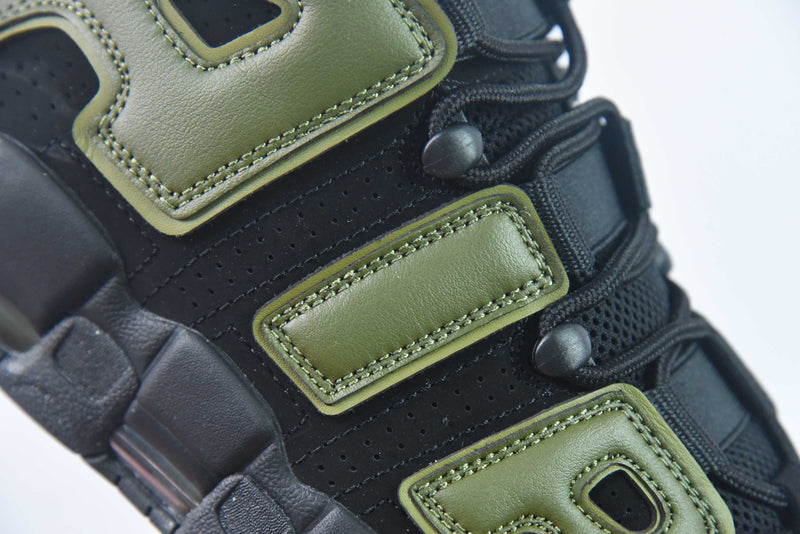 NIKE AIR MORE UPTEMPO 96 (BLACK/MILITARY GREEN)