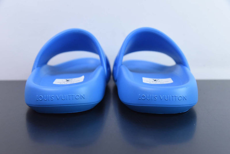 SLIDE LV WATERFRONT "MONOGRAM" BLUE