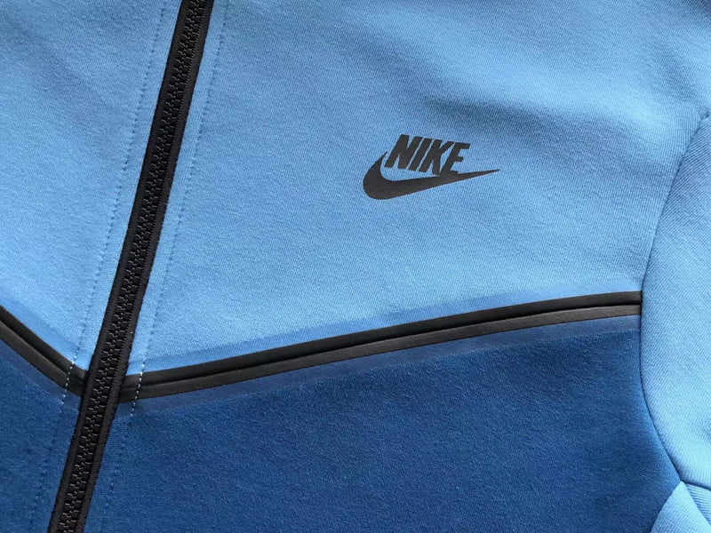 NIKE TECH FLEECE  WINDRUNNER "AZUL BEBÊ/AZUL" 🇺🇸