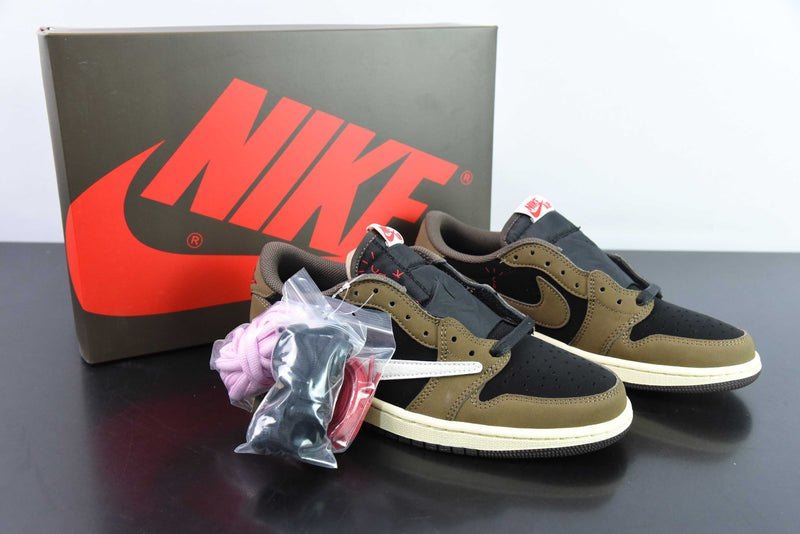 AIR JORDAN 1 LOW OG X TRAVIS SCOTT "DARK MOCHA" - CQ4277-001