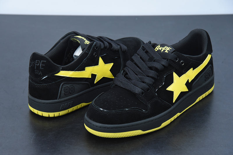 BAPE STA TO LOW "BLACK/YELLOW"