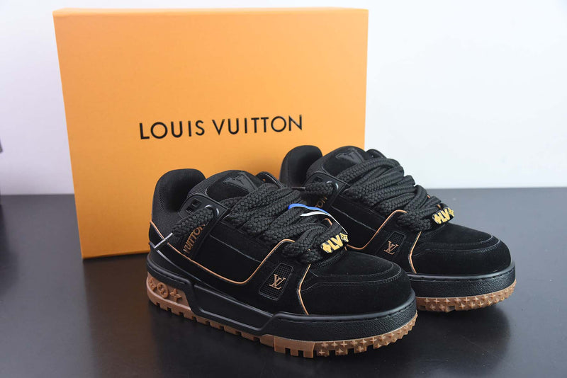 LV TRAINER V1 "BLACK/BROWN"