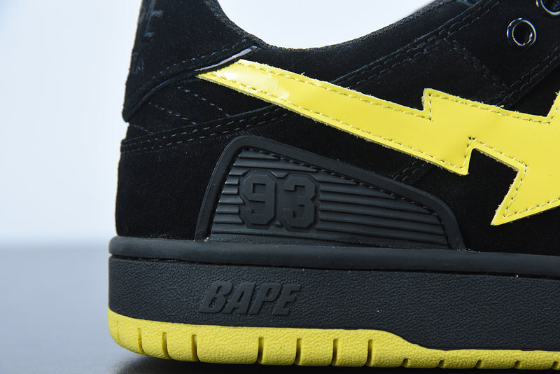 BAPE STA TO LOW "BLACK/YELLOW"