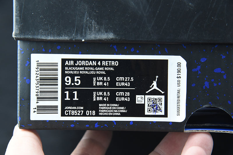 AIR JORDAN 4 "BLUE THUNDER"