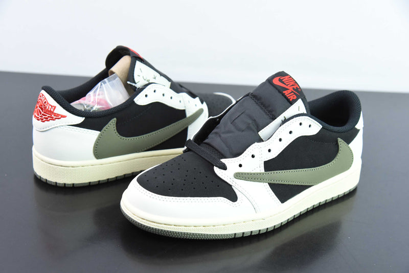 AIR JORDAN 1 LOW OG X TRAVIS SCOTT OLIVE - DZ4137-106