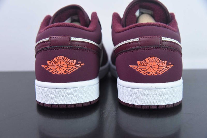 AIR JORDAN 1 LOW "WHITE BORDEAUX"