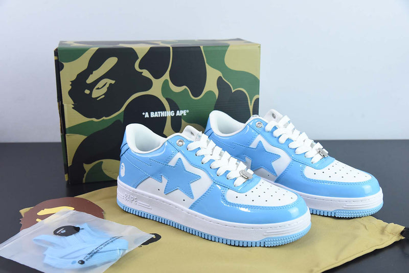 BAPE STA TO LOW "BABY BLUE"