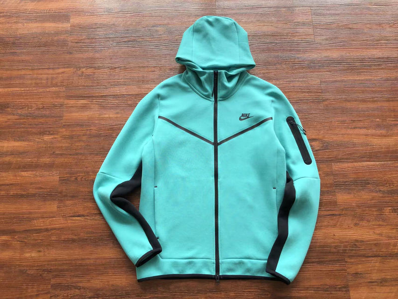 NIKE TECH FLEECE  WINDRUNNER "AZUL TURQUESA" 🇺🇸