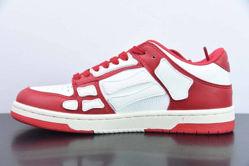 SNEAKER AMIRI SKELETON LOW-SKEL "RED"