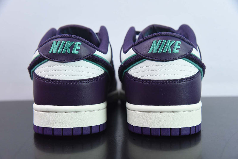 NIKE DUNK LOW RETRO "CHENILLE SWOOSH" PURPLE - DQ7683-100