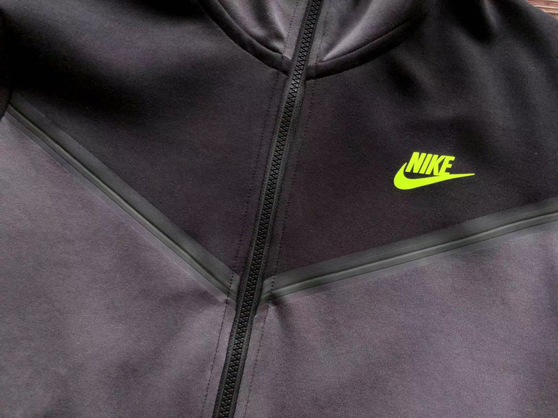 NIKE TECH FLEECE  WINDRUNNER "PRETO/VERDE NEON" 🇺🇸