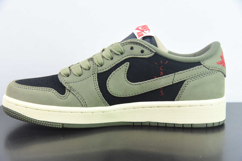 AIR JORDAN 1 LOW OG X TRAVIS SCOTT "BLACK OLIVE"