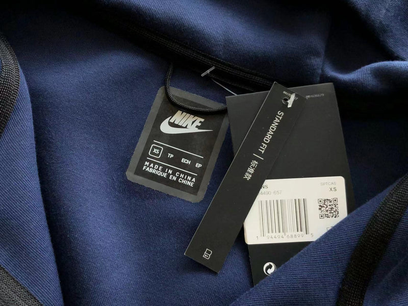 NIKE TECH FLEECE  WINDRUNNER "AZUL MARINHO" 🇺🇸