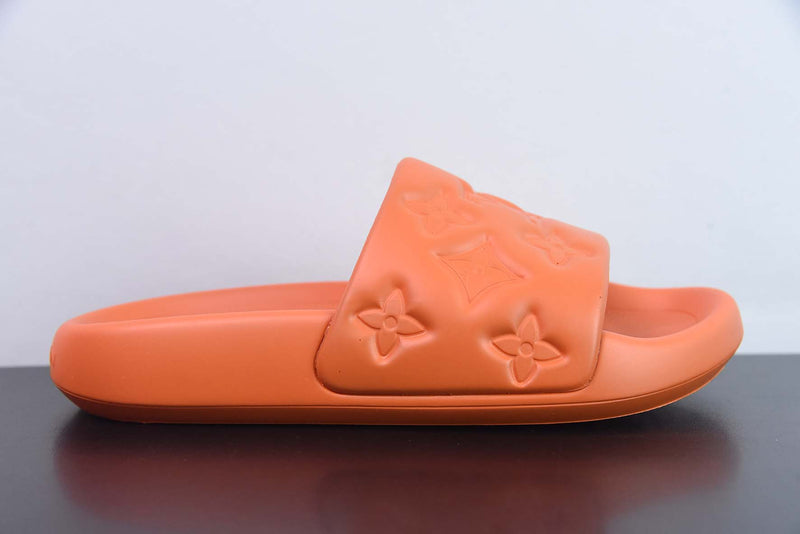 SLIDE LV WATERFRONT "MONOGRAM" ORANGE