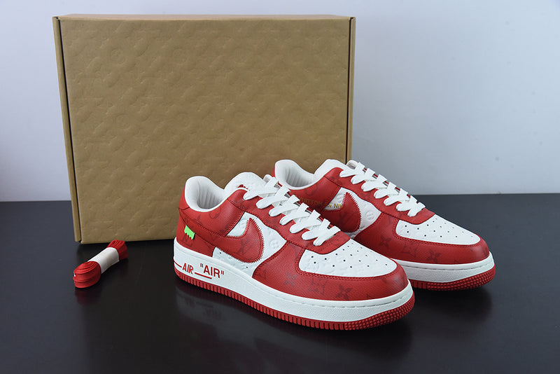 AIR FORCE 1 x LOUIS VUITTON x VIRGIL ABLOH "RED" 🇺🇸