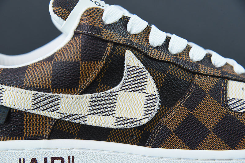 AIR FORCE 1 x LOUIS VUITTON "Monogram Brown Damier Azur" 🇺🇸