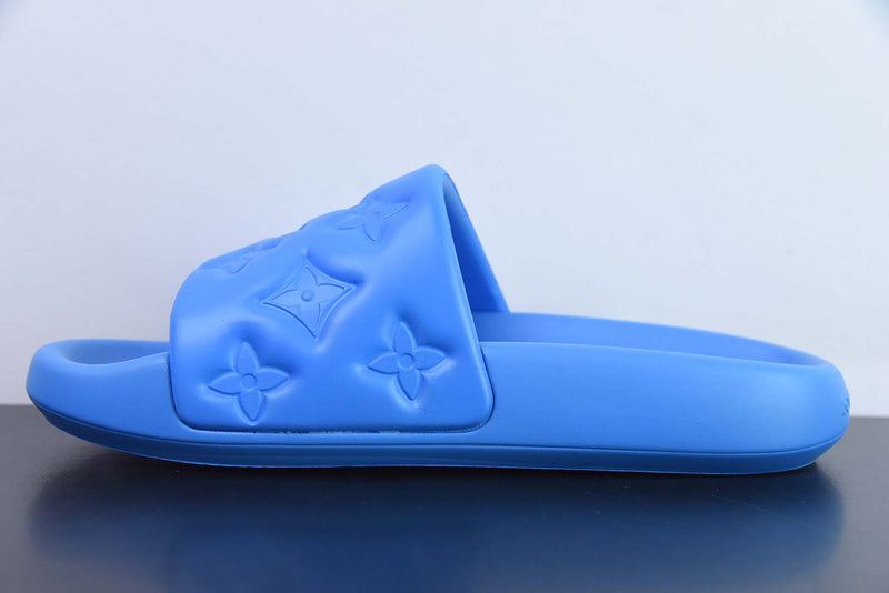 SLIDE LV WATERFRONT "MONOGRAM" BLUE