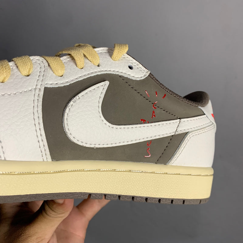 AIR JORDAN 1 LOW OG X TRAVIS SCOTT REVERSE MOCHA - DM7866-162 (PRONTA ENTREGA) 🇺🇸