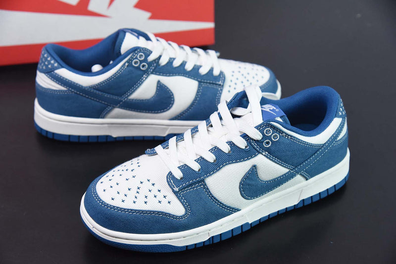 NIKE DUNK LOW "INDUSTRIAL BLUE SASHIKO" - DV0834-101