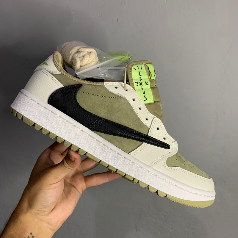 AIR JORDAN 1 LOW OG X TRAVIS SCOTT "GOLF" - FZ3124200 (PRONTA ENTREGA) 🇺🇸