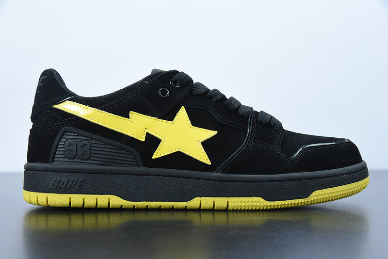 BAPE STA TO LOW "BLACK/YELLOW"