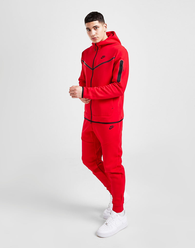 NIKE TECH FLEECE  WINDRUNNER "VERMELHO" 🇺🇸