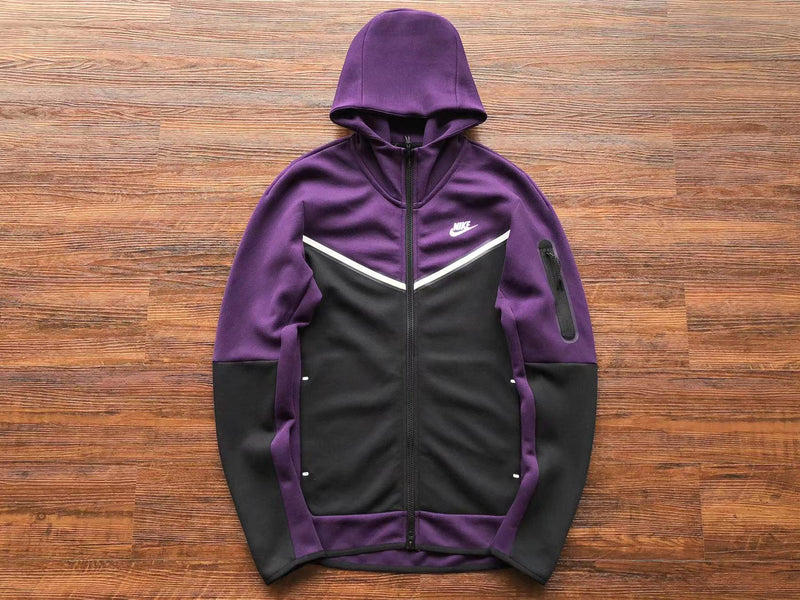 NIKE TECH FLEECE  WINDRUNNER "ROXO/PRETO" 🇺🇸