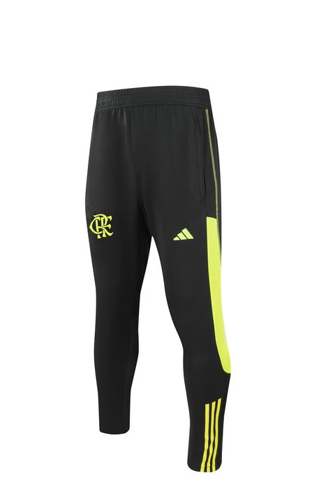 Conjunto Agasalho Flamengo 24/25 - Amarelo e Preto Treino