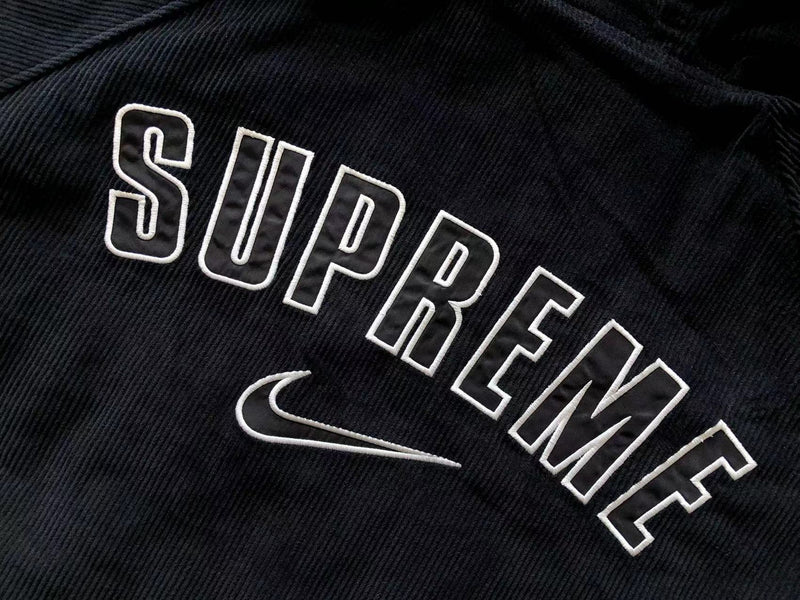 SUPREME NIKE ARC CORDUROY HOODED JACKET BLACK 🇺🇸