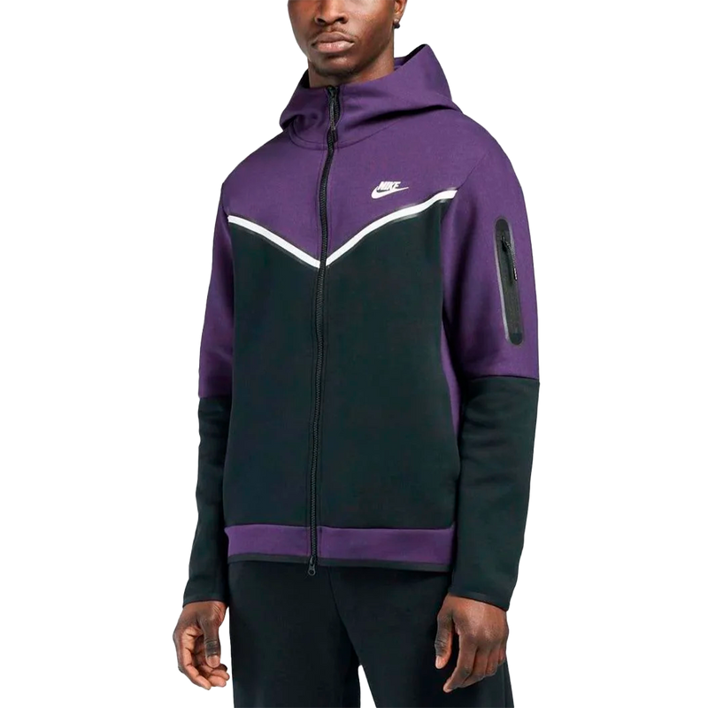 NIKE TECH FLEECE  WINDRUNNER "ROXO/PRETO" 🇺🇸